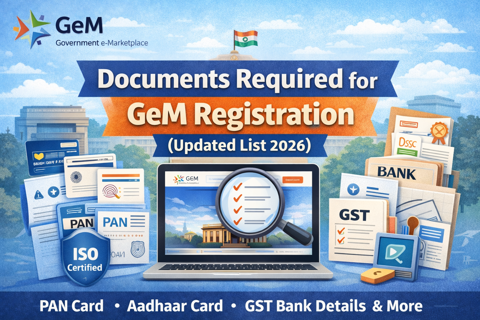 Documents Required for GeM Registration (Updated List 2026)