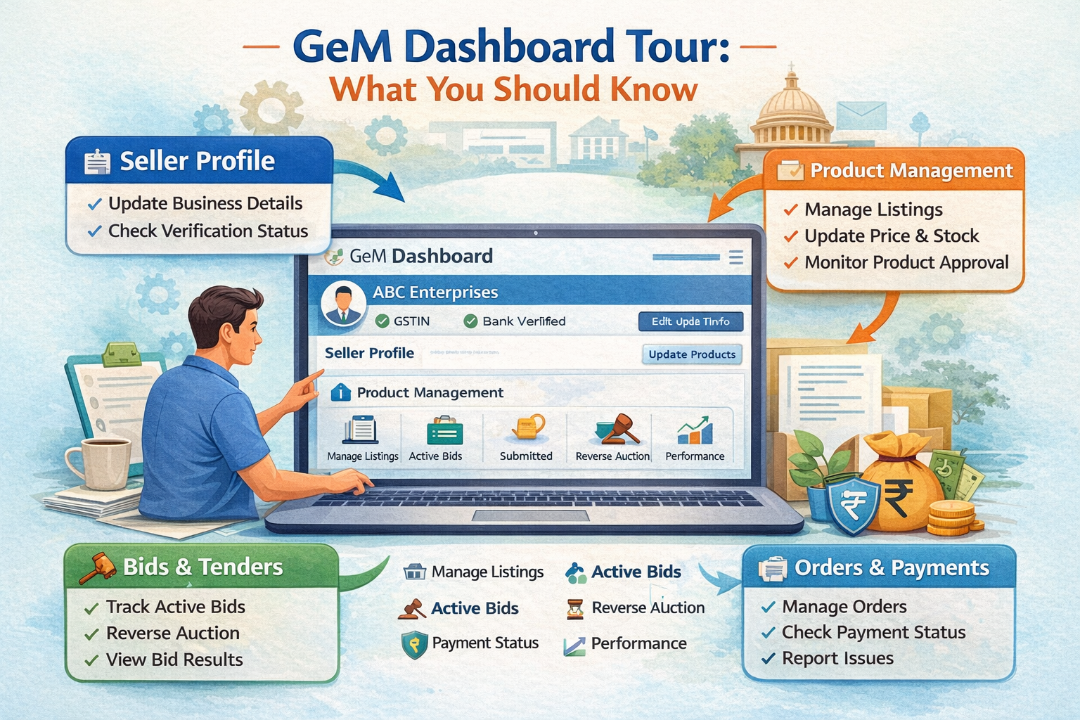 GeM Dashboard Tour: What You Should Know