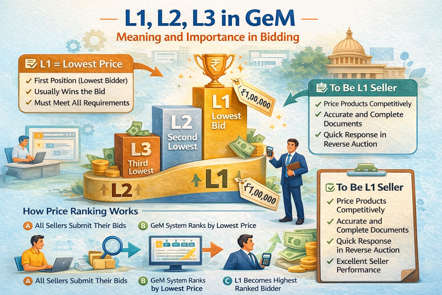 L1, L2, L3 in GeM – Meaning and Importance in Bidding